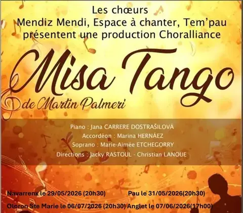 MISA TANGO PAU le 31 Mai 2026