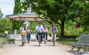 A vélo dans le Parc Beaumont 