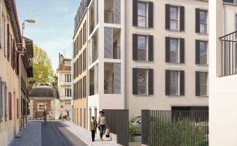 La rue Navarrot : perspective projet  