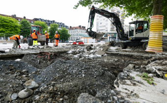 La place Clemenceau a entamé sa métamorphose végétale