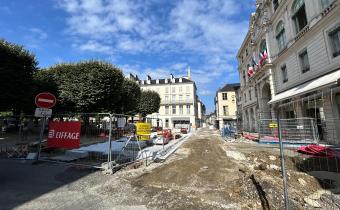Rue Henri-IV, place Royale et rue Saint-Louis : les travaux