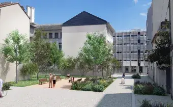 aménagements autour des halles