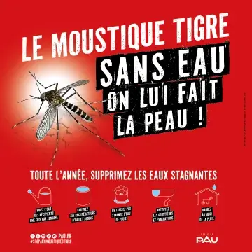 Affiche contre le moustique tigre