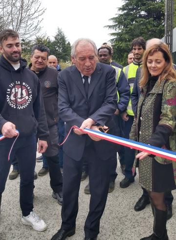 Inauguration du centre technique Jacques Garderes à Pau