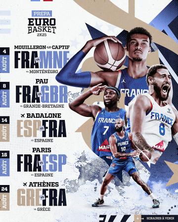 L'équipe de France de basket en août à Pau