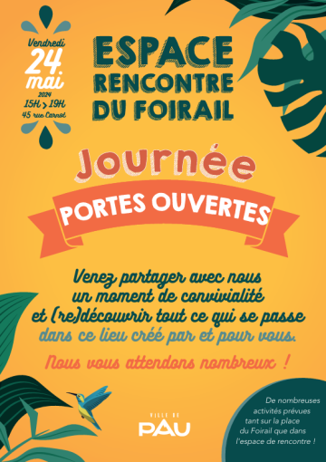 Journée portes ouvertes de l’Espace de rencontre du Foirail vendredi 16 mai