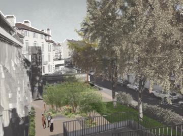 Square Bargoin : perspective 