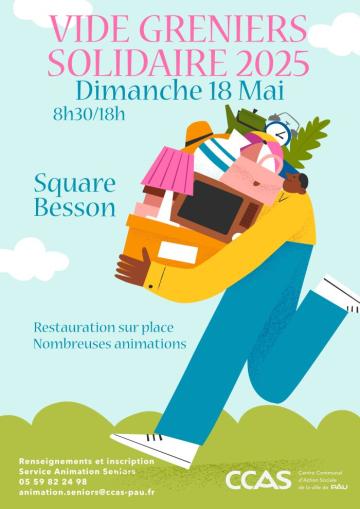 Vide grenier solidaire du CCAS de Pau