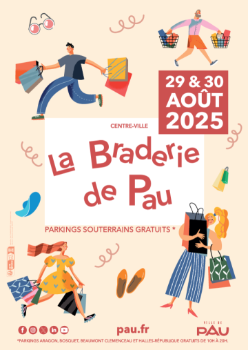Braderie Pau été 2025