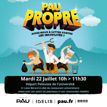 Pau propre du 22 juillet 