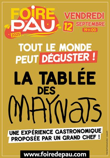Affiche 2025 de la Tablée des Maynats