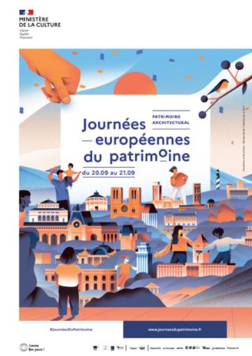 Affiche des Journées du Patrimoine 2025