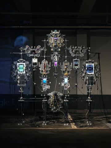 Installation de Teresa Fernandez-Pello intitulée The Heart of the Heart