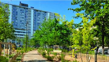 Le parc Noulibos, un écran de verdure en plein coeur du quartier Saragosse.
