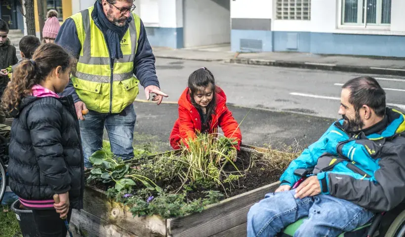 Atelier jardinage en exterieur