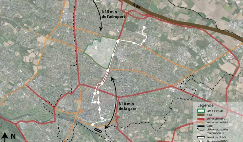 ZAC Favre - plan de situation