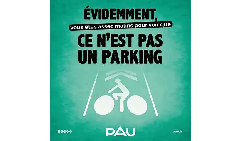 Evidemment, ce n'est pas un parking !