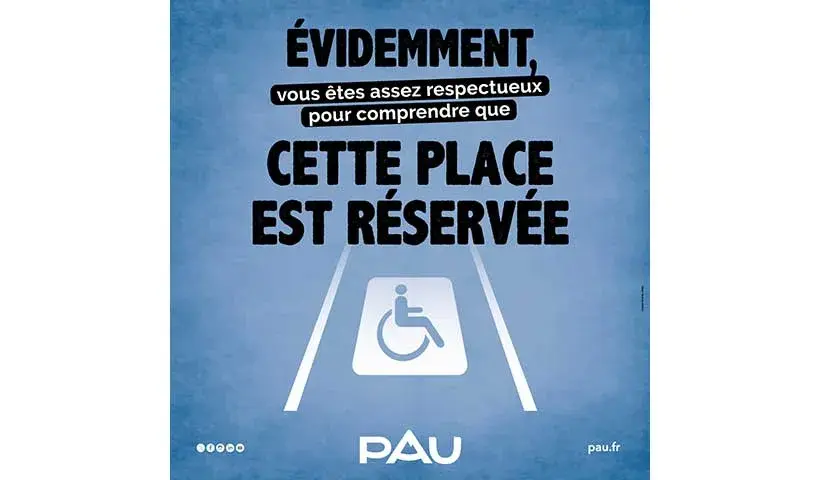Evidemment, cette place est réservée !